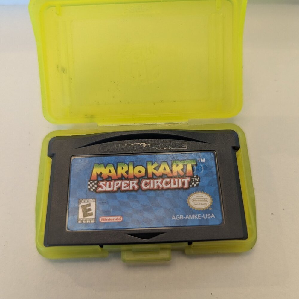 Nintendo Mario Kart Super Circuit – Game Boy Advance – Tested and Working